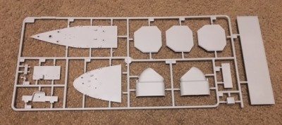 IMG_0987.JPG (95.16 KiB) Viewed 9397 times This is sprue E that had the fore deck and stern deck along with the stack and the hangar elevators, detailing is nice except for one thing, they left out wood deck lines that are usually molded into the deck, this is unfortunate, so now I'm stuck with the debate of wether I include the lines myself or not!