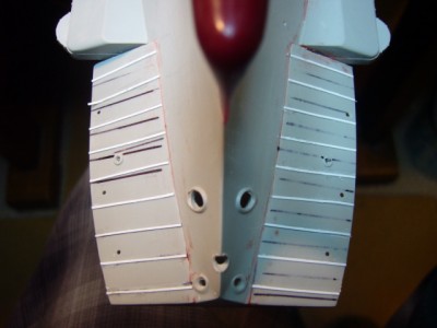 The seams on the deck extension