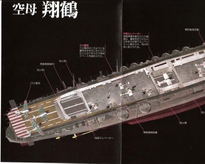 Shokaku Hangar Deck cutaway view, Futubasha 3DCG small.jpg