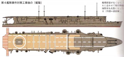 Ryujo deck markings, 1942, Gakken Perfect IJN CV Guide.JPG