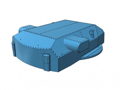 Model Monkey 38cm SKC 34 Twin Turret - Bismarck class at 80% complete.b.jpg