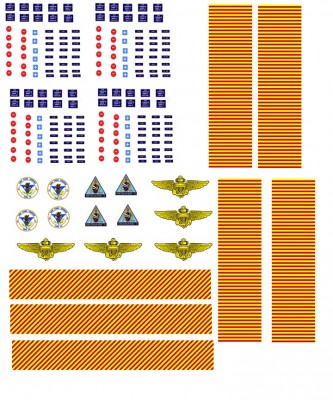 1/350 Hangar bay decals (CVN-70)