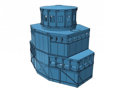 Aft side.
