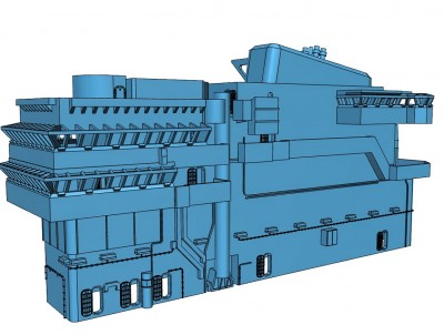 Model Monkey USS Saratoga Island CV-60 (1958) at 90% complete.jpg