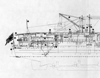 Hiryu stern plan crop, Nihon no Gunkan #16.jpg