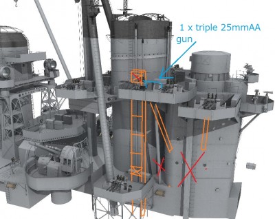 Haruna rend.200 ammhoist & beamsupport 1 triple 25mm AA gun only.jpg