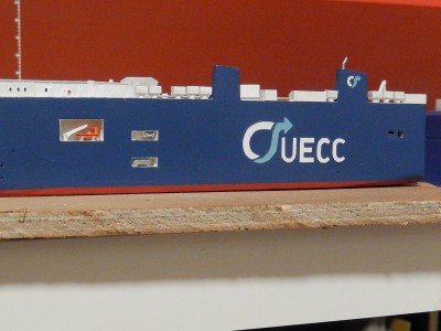 The rescue boat was installed a while back, but now I have also installed the pilot ladder reels.