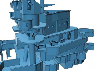 Model Monkey USS Pennsylvania BB-38 Superstructure 1944 at 75% complete.e.jpg