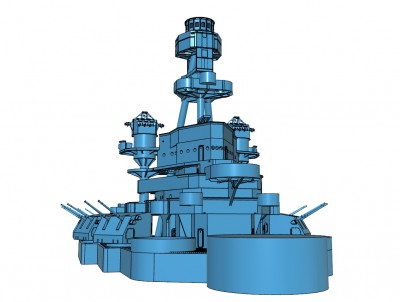Model Monkey USS Pennsylvania BB-38 Superstructure 1944 at 90% complete.c.jpg