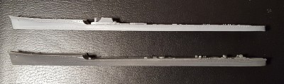 Kagero 1-700 hull - Fujimi NEXT  top, Fujimi original bottom sm.jpg