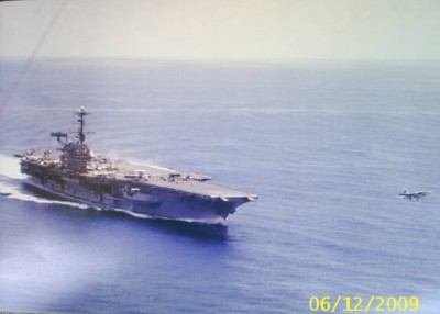 CVA-61 w/ RA-5C launching