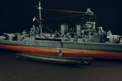 Next to HMS Hood