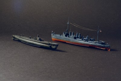 Next to USS Ward, a WW1 destroyer