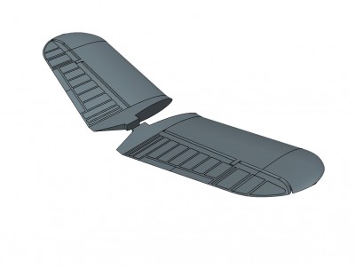 Model Monkey 1-32 Bristol Beaufighter TF Mk X Tailplanes at 60% complete a.jpg