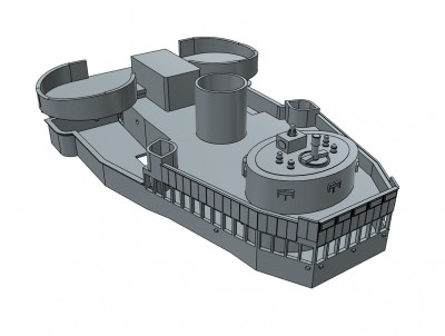 Model Monkey 1-350 Missouri Bridge 1945 at 75 percent complete a.jpg