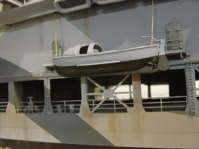 Another view. These are sometimes called "captain's gig". I have to paint the small prop yet.