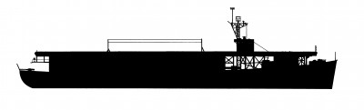 This is the light carrier Charger.  This American ship (CVE-30) provided support for many convoys during World War II.