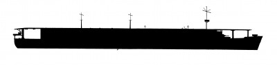 This is Japan's Chuyo.  The light carrier was almost 600 feet in length.
