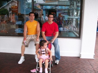 my brother Orlando and sister Stephanie there
