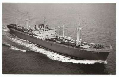 M.V. Akagisan Maru (v), � unknown; in Mitsui-OSK livery.