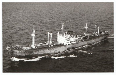 M.V. Awajisan Maru (v), � unknown; in Mitsui-OSK livery.