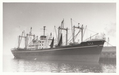 M.V. Sado Maru (i), � F. W. Hawks. Vancouver, 28th November 1957.