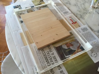 The house of the to-be diorama