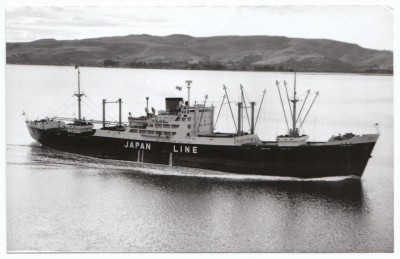 M.V. Koten Maru (iv), � A. Duncan; in Japan Line Ltd livery.
