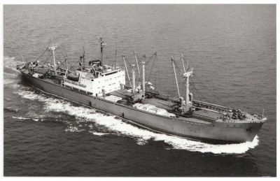 M.V. Sakishima Maru (iv), � unknown; in Kawasaki Kisen Kaisha livery.