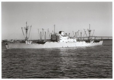 M.V. Masashima Maru (iv), � unknown; in Kawasaki Kisen Kaisha livery.