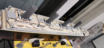 Trumpeter 1-200 Titanic with Model Monkey funnels WIP by Omiridis Angelidis.jpg