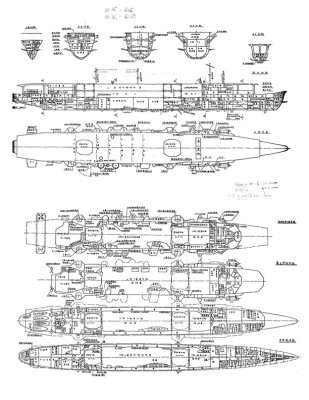 Zuiho plans, Showa Shipbldg History v1, Hara Shobo, 1978.jpg