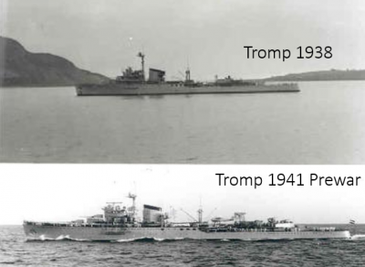 Tromp mast height