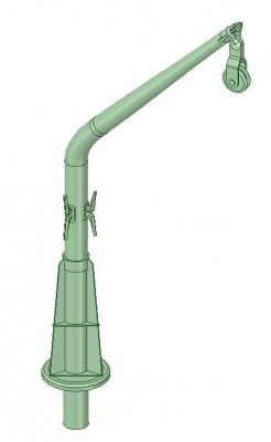 144 scaled T-3 Cane Fender Davit & Pulley.JPG