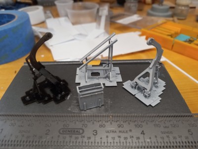 Boat Davits+Raft Rack+Flag Box_1.jpeg (168.74 KiB) Viewed 1331 times Boat Davit out of Printer<br />Boat Davit primed<br />Raft Rack primed<br />Flag Box primed