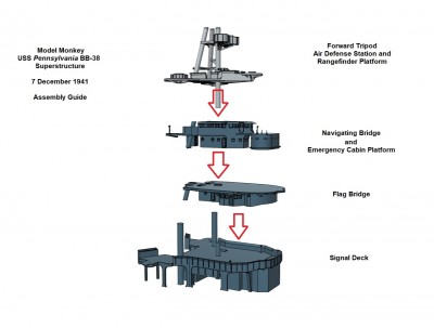 Model Monkey 1-350 Pennsylvania BB-38 Superstructure 1941 assembly guide.jpg