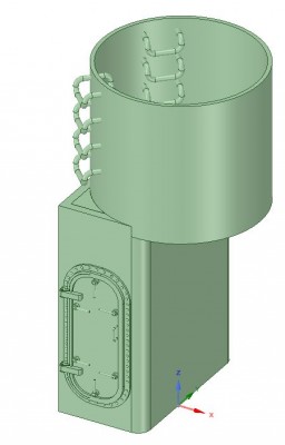 Mk. 51 GFCS Tub in 1/144 scale