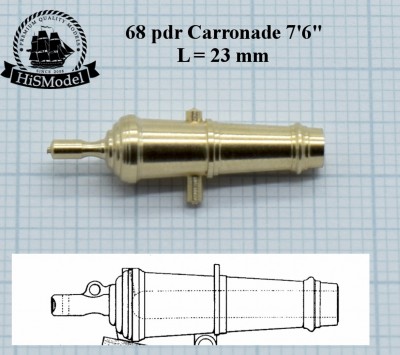 68 pdr carronade