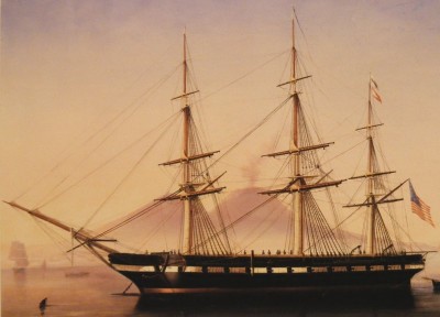 Constellation at Naples 1856