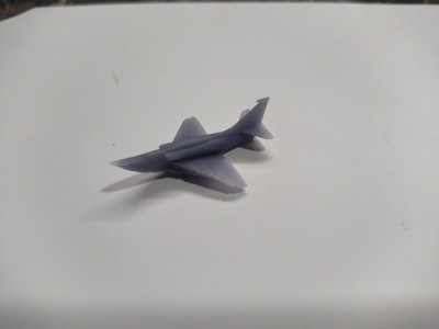 1st attempt....terrible! Lack of supports under the nose.
