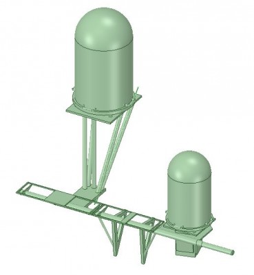 144 scaled DD566 After Stack Fwd Yardarm & Components.JPG