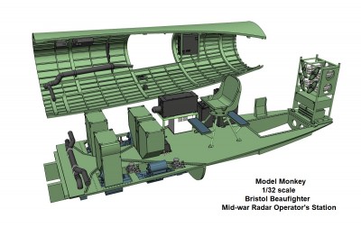 Model Monkey 1-32 Beaufighter Radar Operators Station Assembly Mid-War Instructions aa.jpg