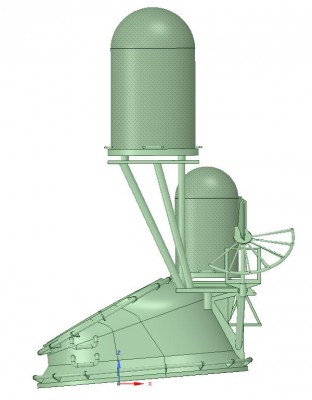 144 scaled DD566 New After Stack Cap & Fwd Yardarm Assy_1.JPG