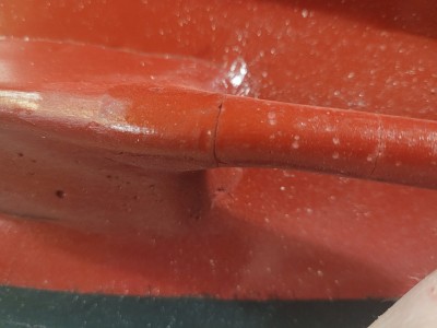 Here's some of the cracking.