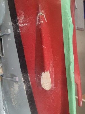 I started with a small coping saw. The original concept was to cut off chunks, then sand it down to finish.