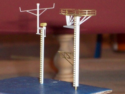 The new two-pc. Foremast detailed and ready for paint and assembly.