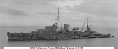 HMNZS Achilles Early 1942