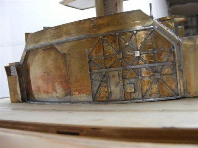 Showing hangar door detail. 3 days to complete it and acceptable railing for door.jpg