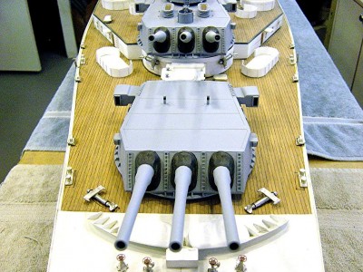 Forward view here, looking aft showing the deck fittings.