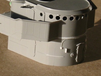 Last image for today.  It is difficult to see in this view, but I added two antenna insulators near the watertight door.